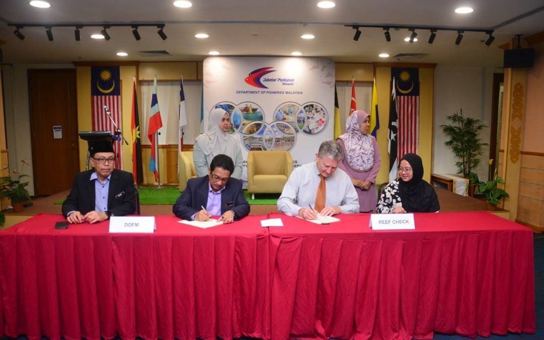 Partnering for The Marine Ecosystem – Signing of a Memorandum of Understanding Between Reef Check Malaysia and the Department of Fisheries