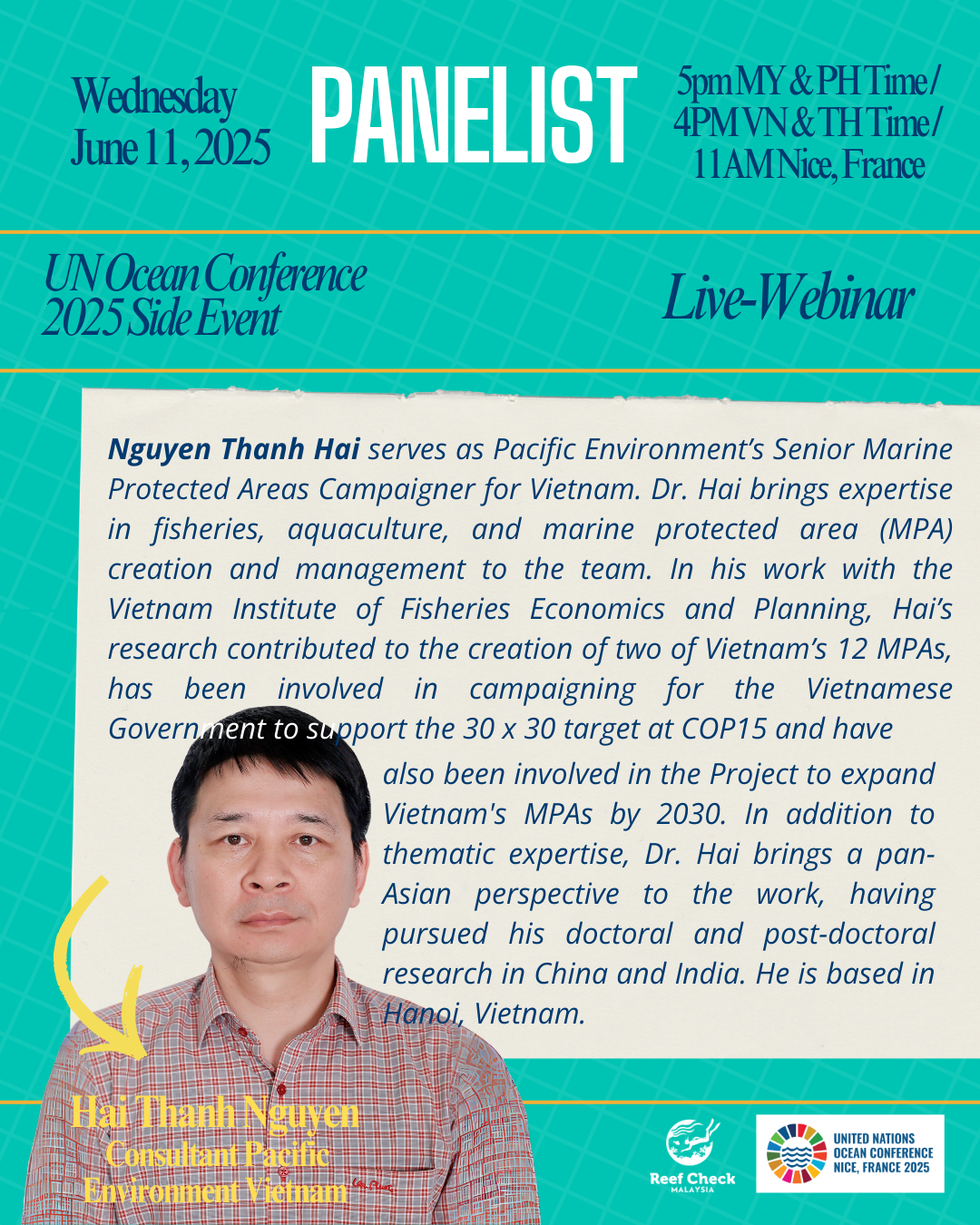 2. Hai Thanh Nguyen RCM UNOC 2025 Side Event marine conservation 2