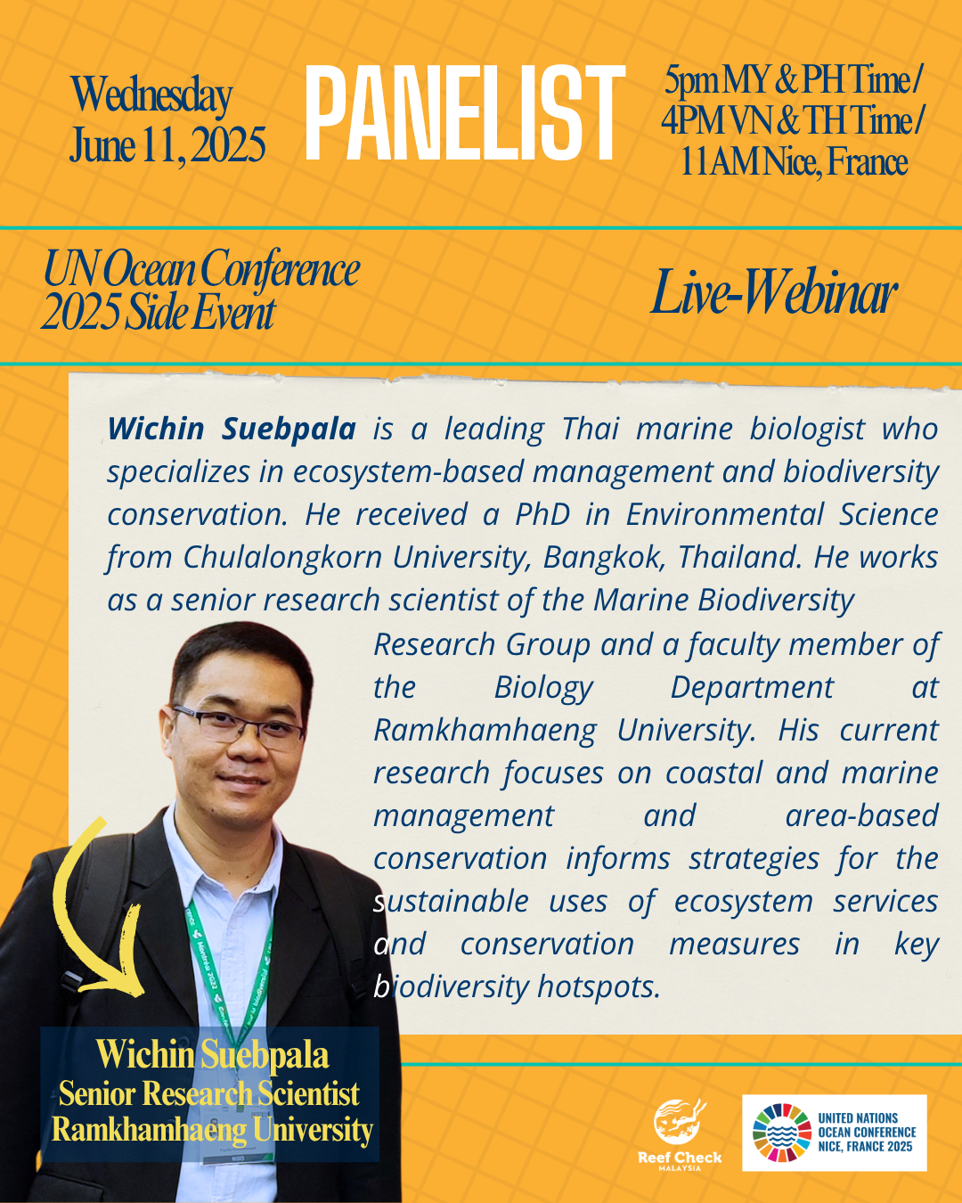 3. Wichin Suebpala RCM UNOC 2025 Side Event marine conservation 2