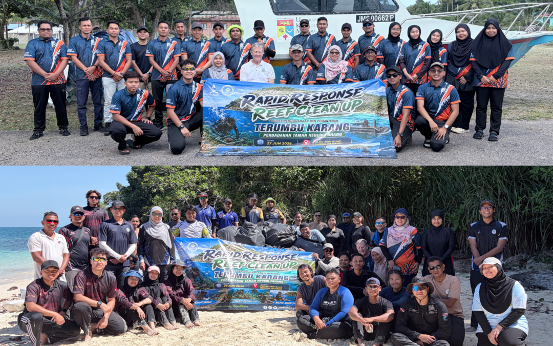 Hampir 600kg Sisa Marin Dikeluarkan dari Pulau Seri Buat Menerusi Operasi Pembersihan Kerjasama Pelbagai Agensi 